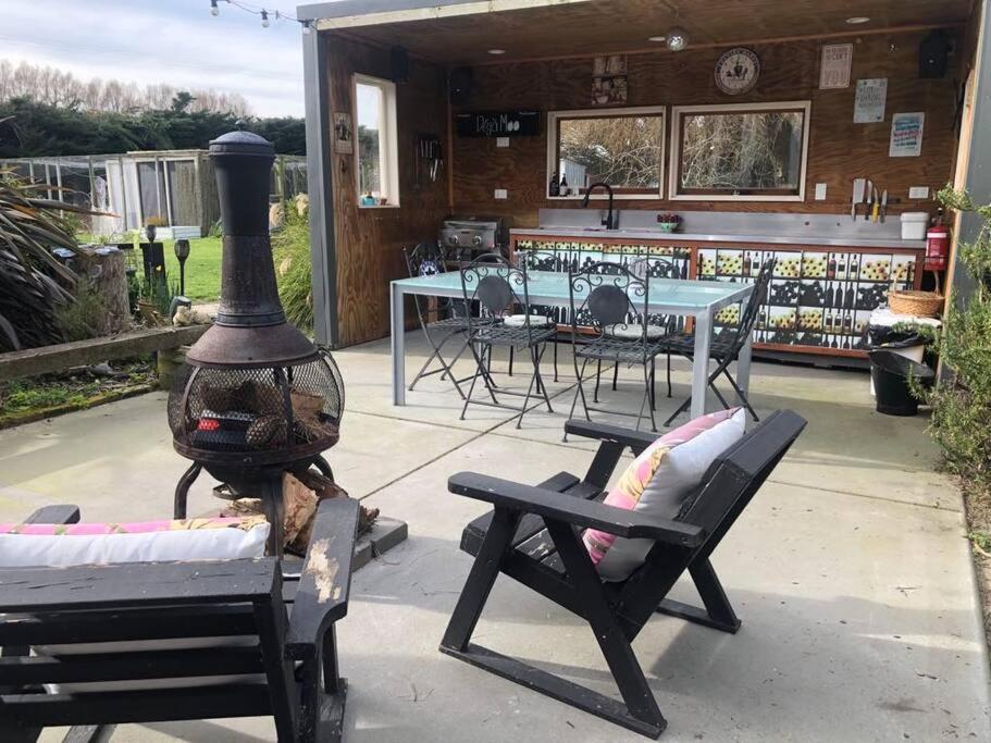 Вилла Fantail At Bluestone Retreat Leeston Экстерьер фото